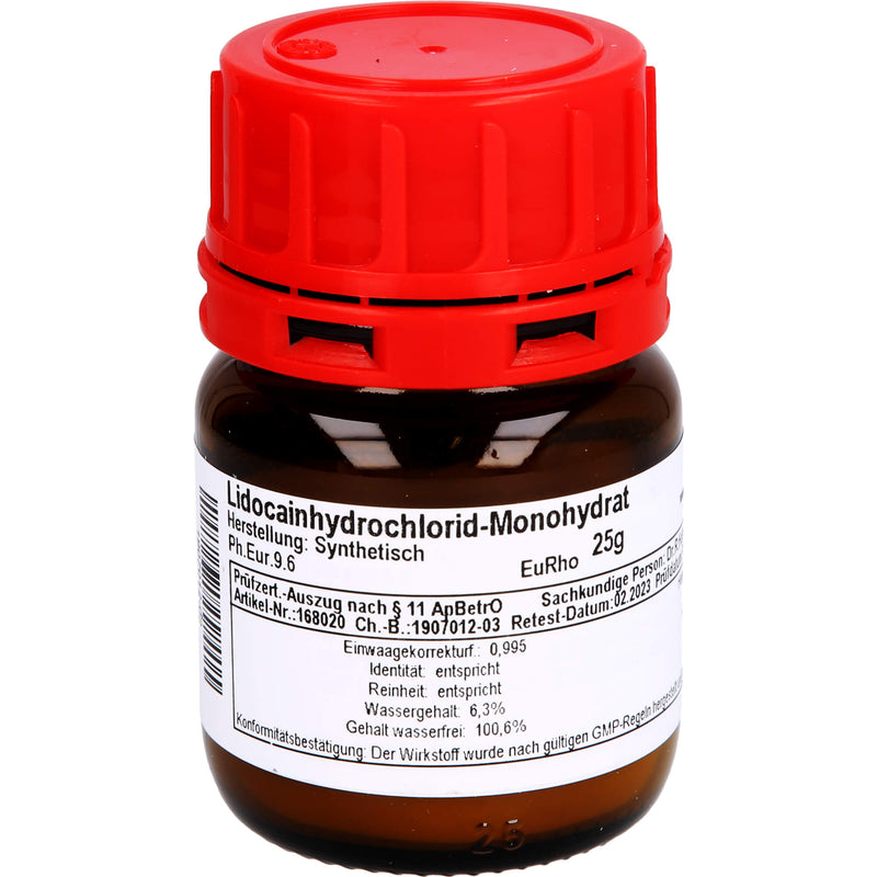 LIDOCAINHYDROCHLORID MONOH 25 g