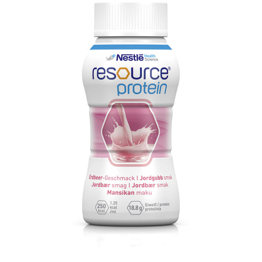 RESOURCE Protein Drink Erdbeer 4X200 ml