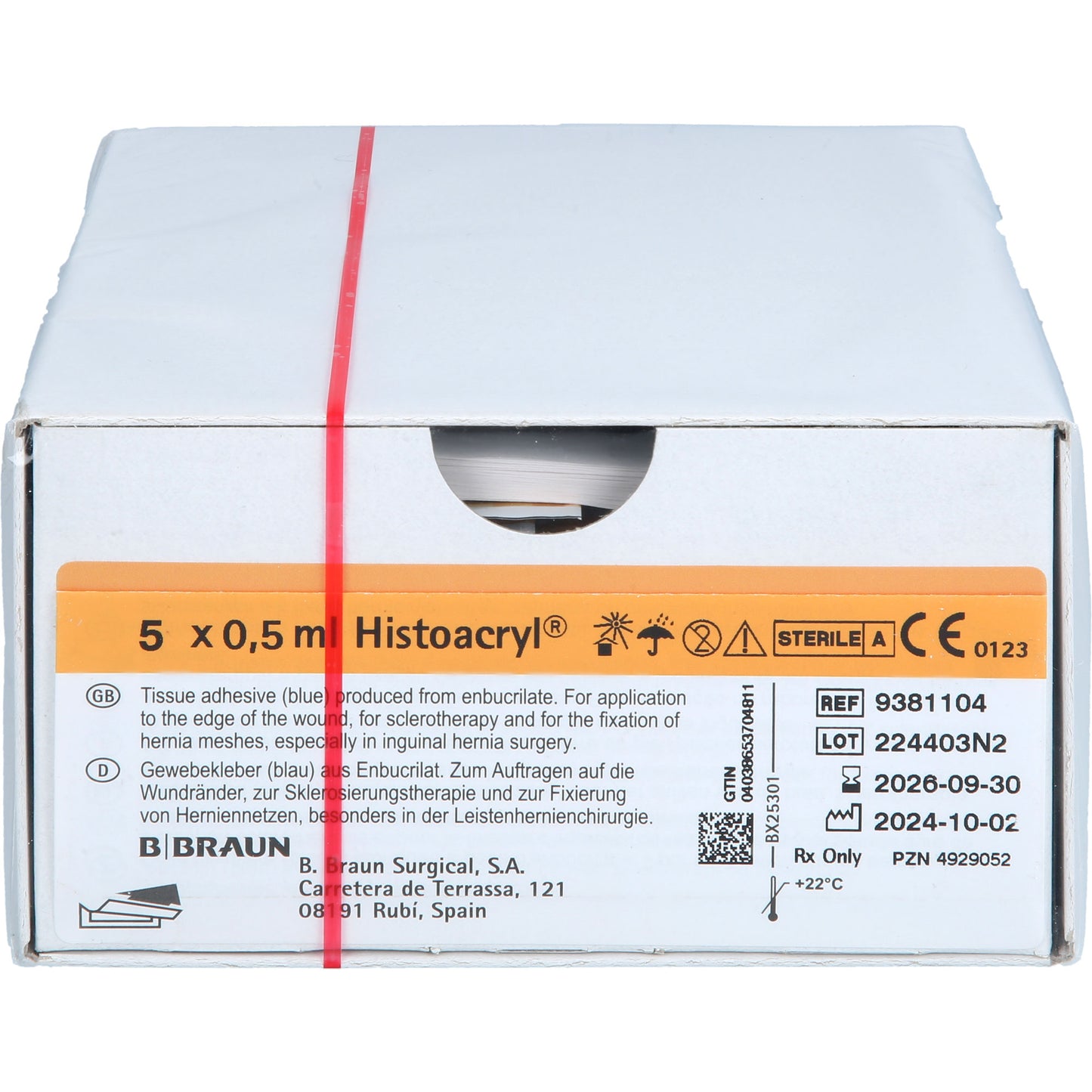 HISTOACRYL Gewebekleber blau Ampullen 5 St