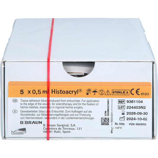 HISTOACRYL Gewebekleber blau Ampullen 5 St