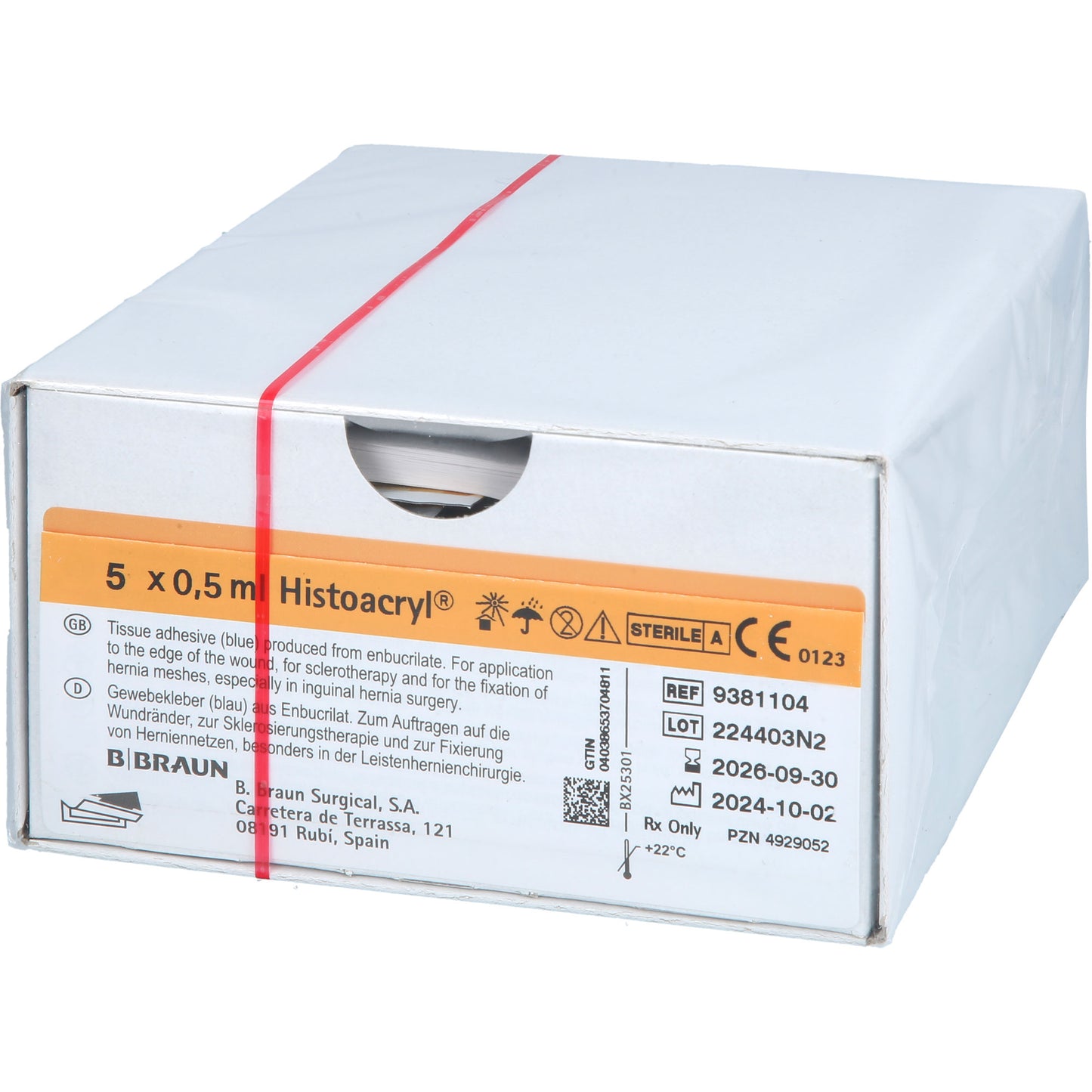 HISTOACRYL Gewebekleber blau Ampullen 5 St
