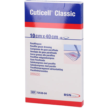 CUTICELL Classic Wundgaze 10x40 cm 10 St