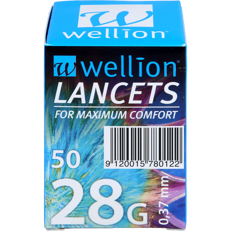 WELLION 28G LANCETS 50 St