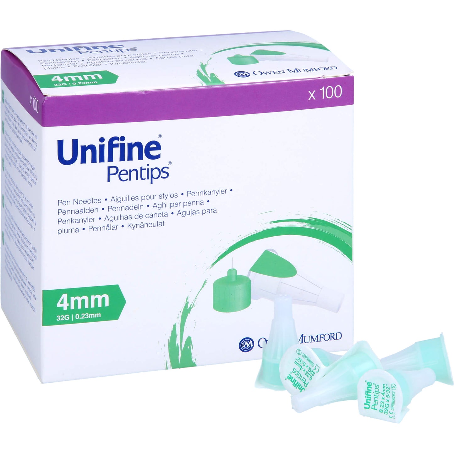 UNIFINE Pentips Kanüle 32 G 4 mm 100 St