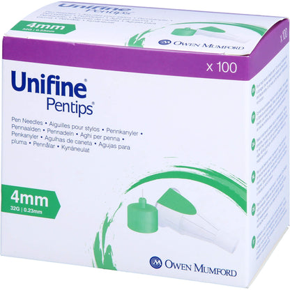 UNIFINE Pentips Kanüle 32 G 4 mm 100 St
