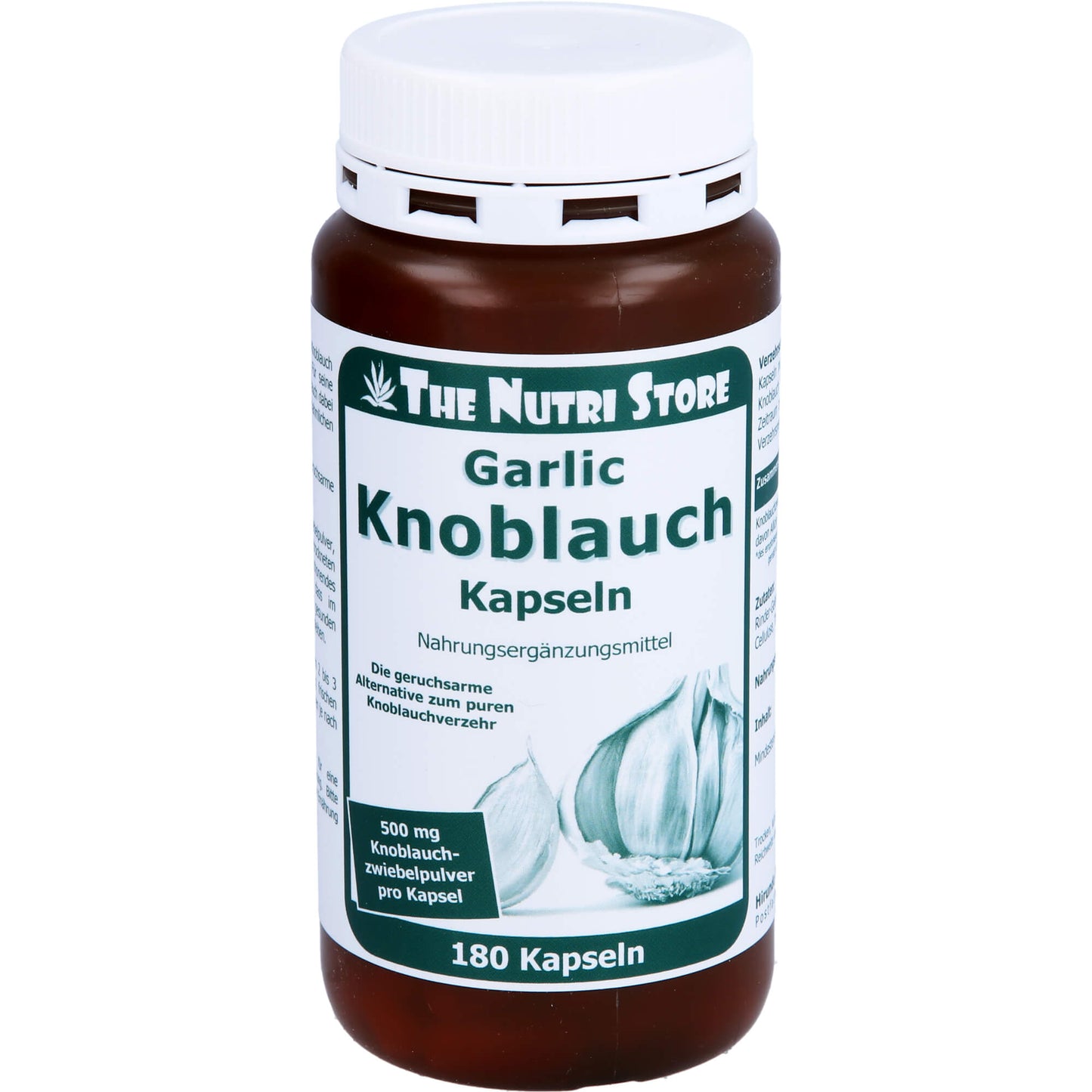 KNOBLAUCH 500 mg geruchsarm Kapseln 180 St