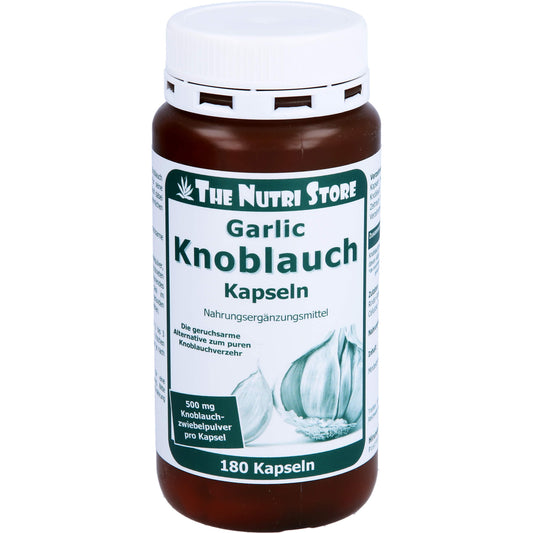 KNOBLAUCH 500 mg geruchsarm Kapseln 180 St