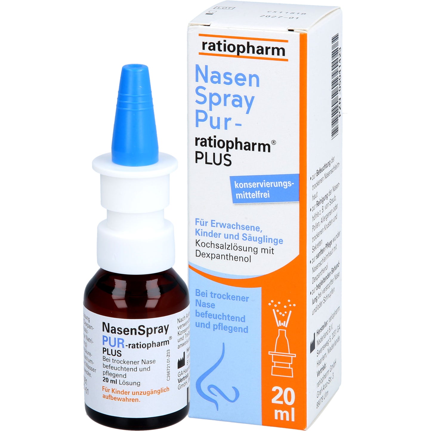NASENSPRAY PUR-ratiopharm PLUS 20 ml