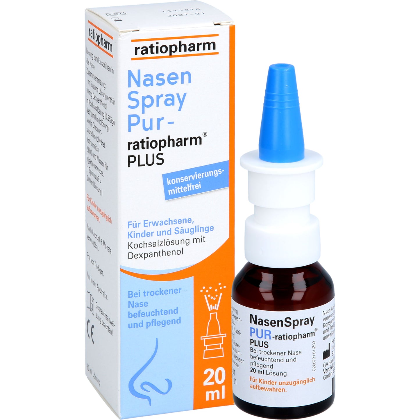 NASENSPRAY PUR-ratiopharm PLUS 20 ml