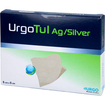 URGOTÜL Silver 5x5 cm Wundgaze 10 St