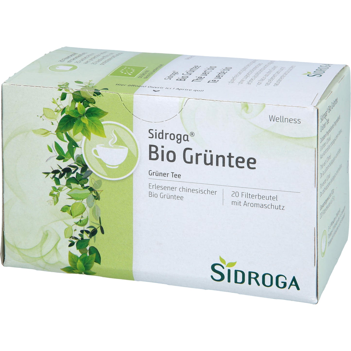 SIDROGA Wellness Grüntee Filterbeutel 20X1.7 g