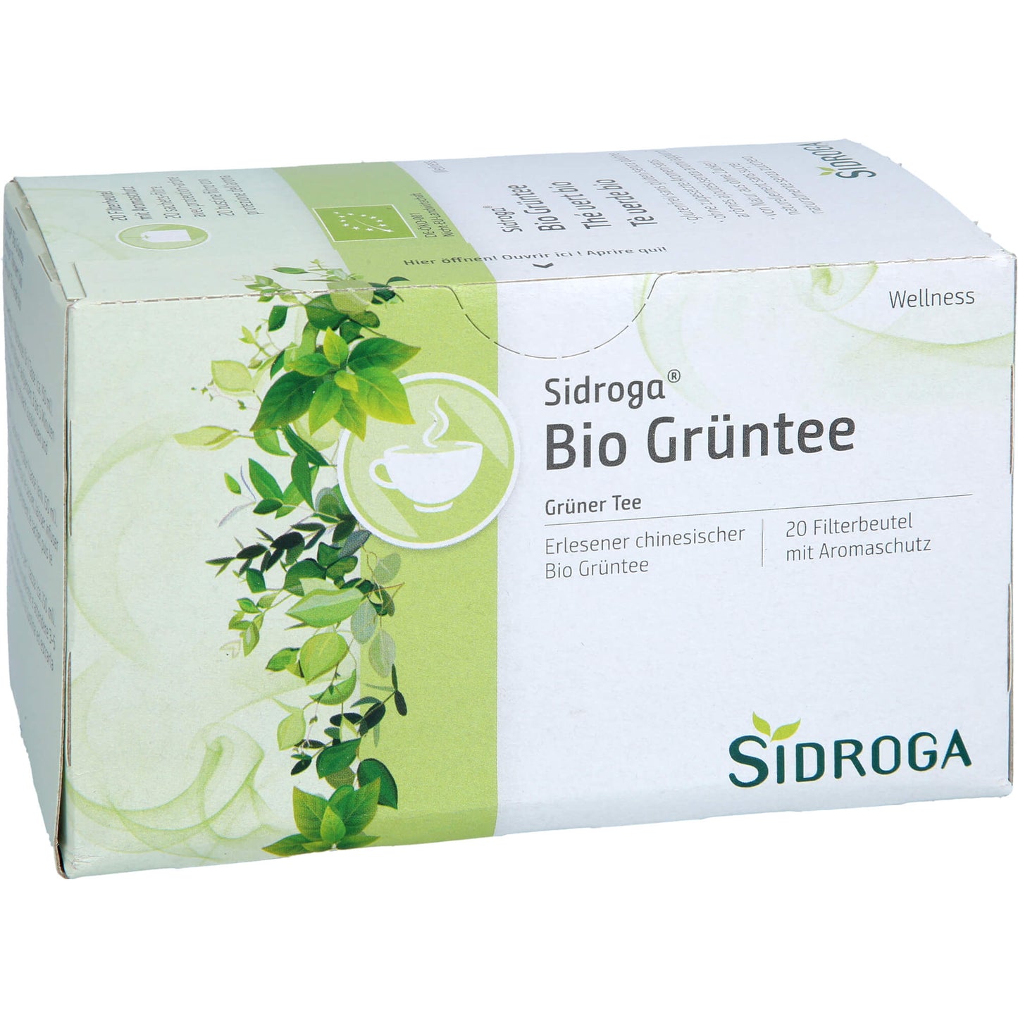 SIDROGA Wellness Grüntee Filterbeutel 20X1.7 g