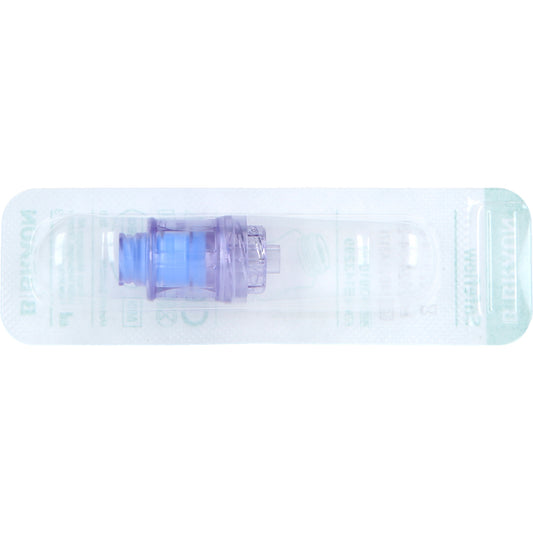 SAFEFLOW Membranventil nadelfr.m.Verlängerung blau 1 St