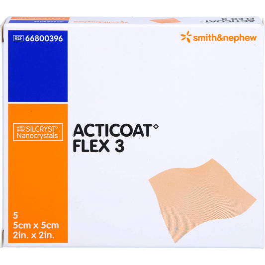 ACTICOAT Flex 3 5x5 cm Verband 5 St
