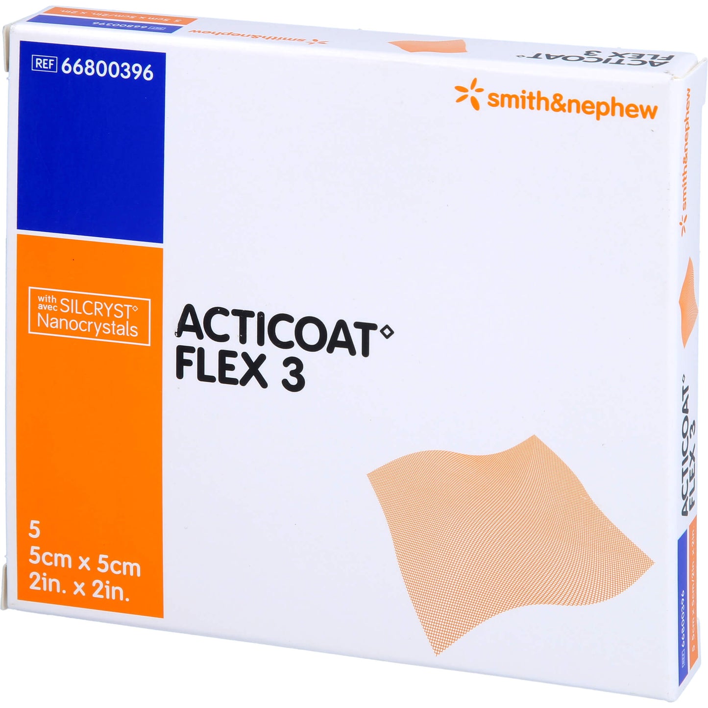 ACTICOAT Flex 3 5x5 cm Verband 5 St