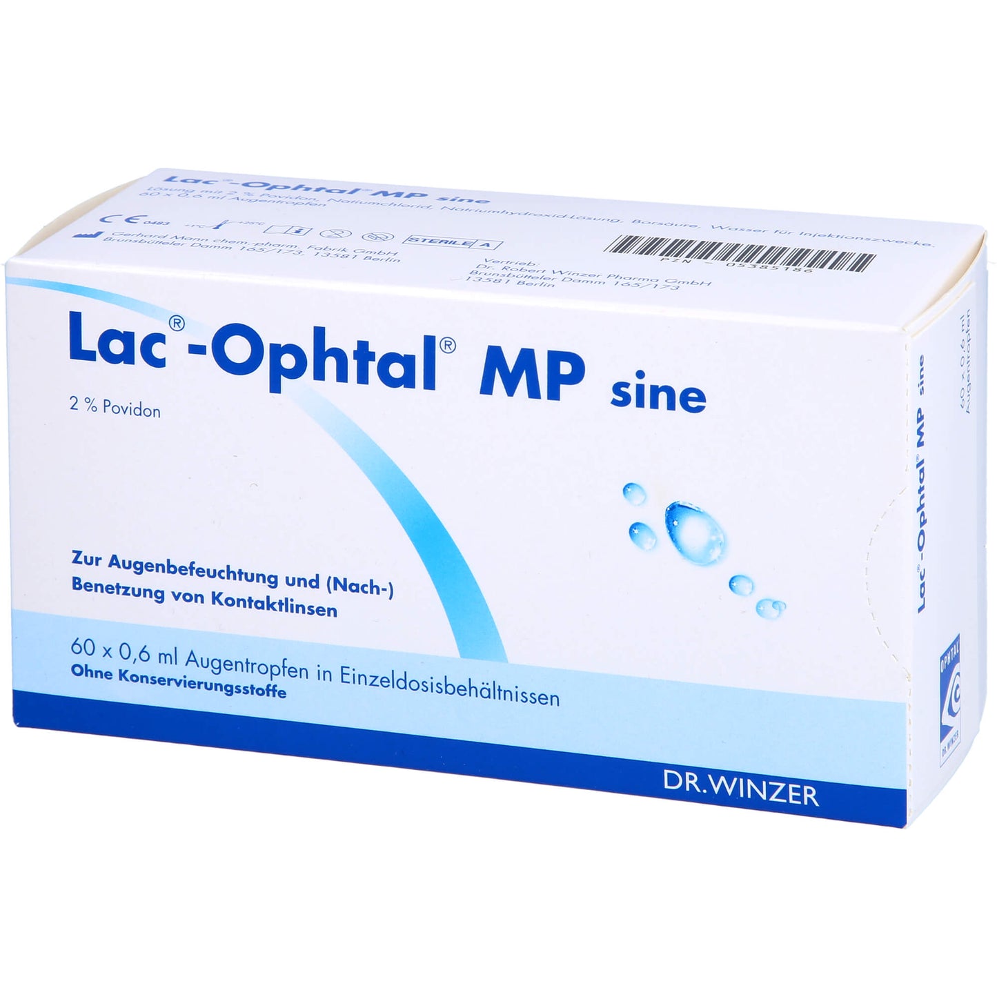 LAC OPHTAL MP sine Augentropfen 60X0.6 ml