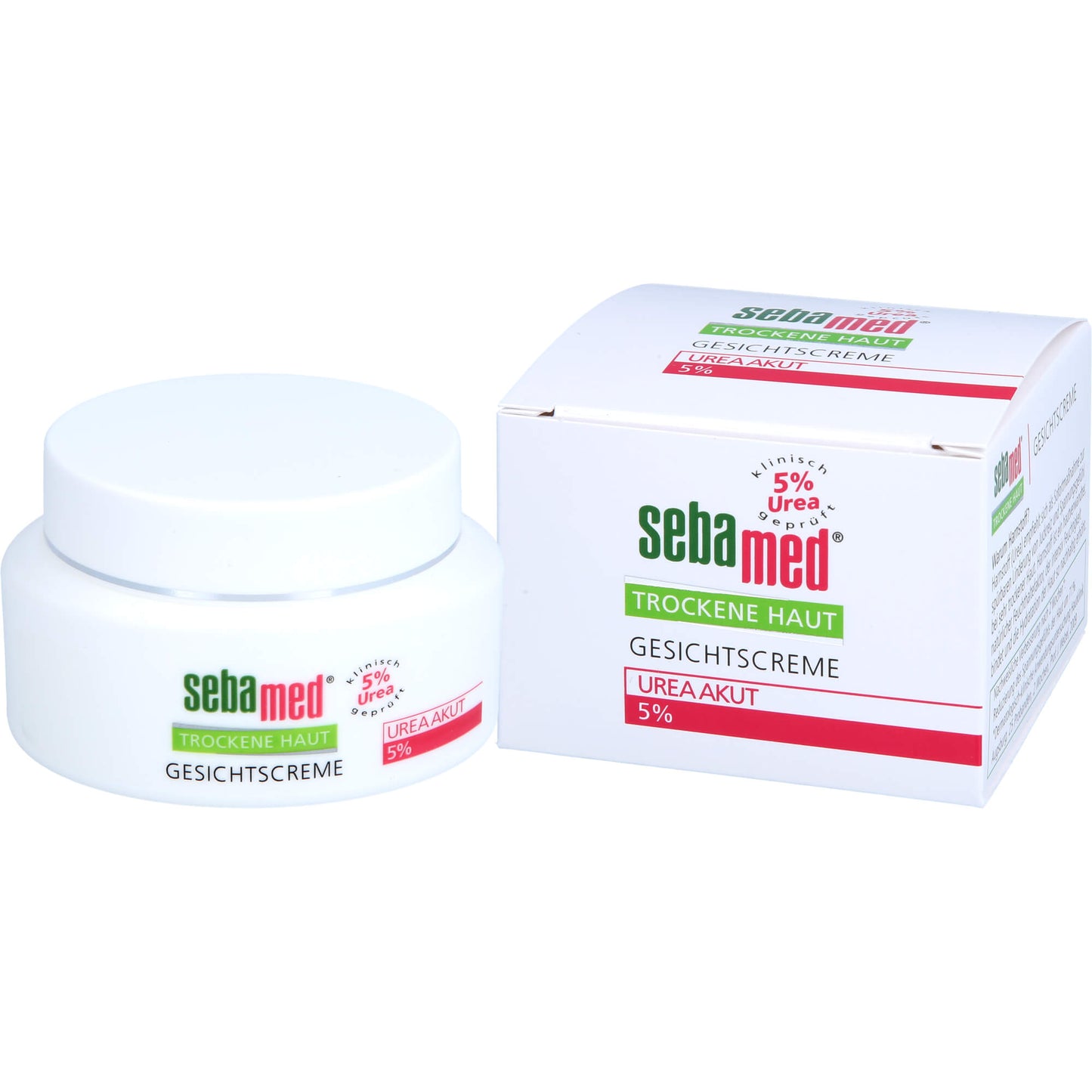 SEBAMED Trockene Haut 5% Urea akut Gesichtscreme 50 ml