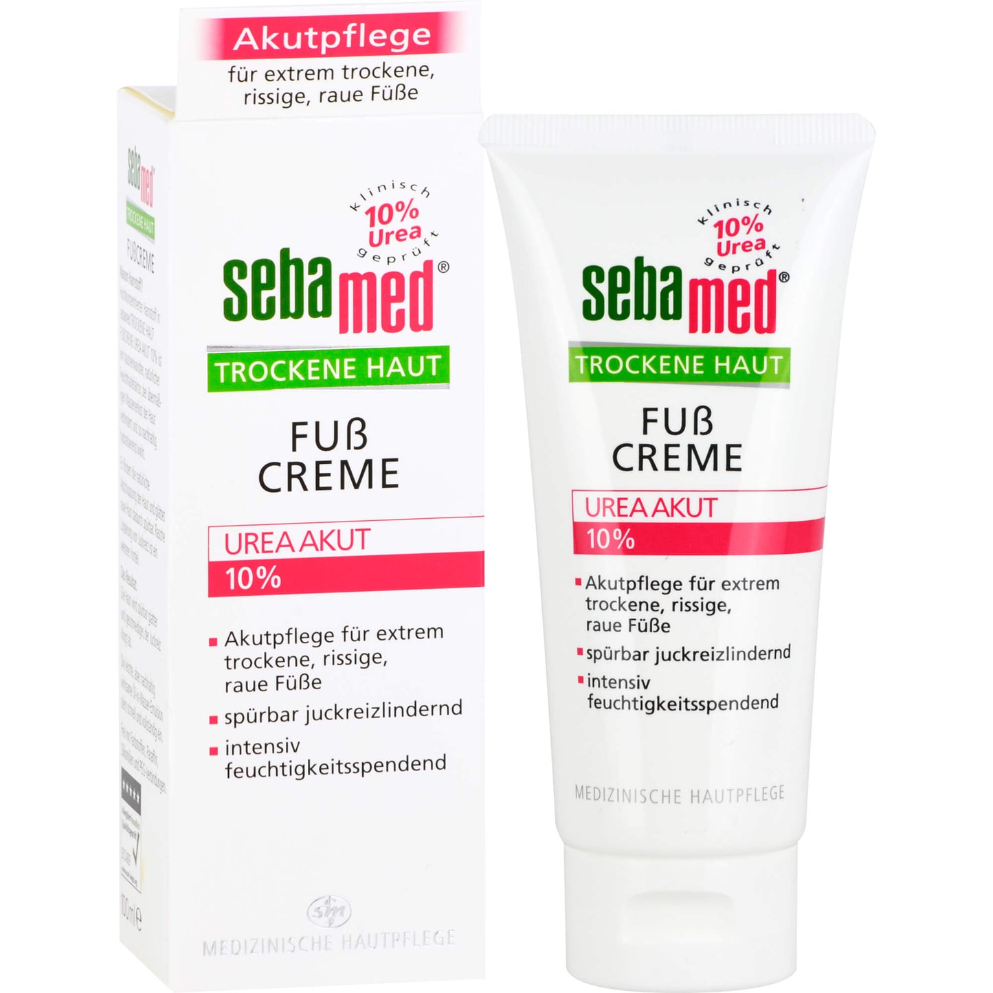 SEBAMED Trockene Haut 10% Urea akut Fußcreme 100 ml