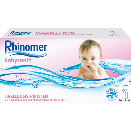 RHINOMER babysanft Meerwasser 5ml Einzeldosispip. 20X5 ml