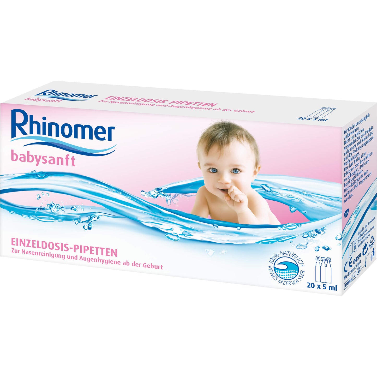 RHINOMER babysanft Meerwasser 5ml Einzeldosispip. 20X5 ml