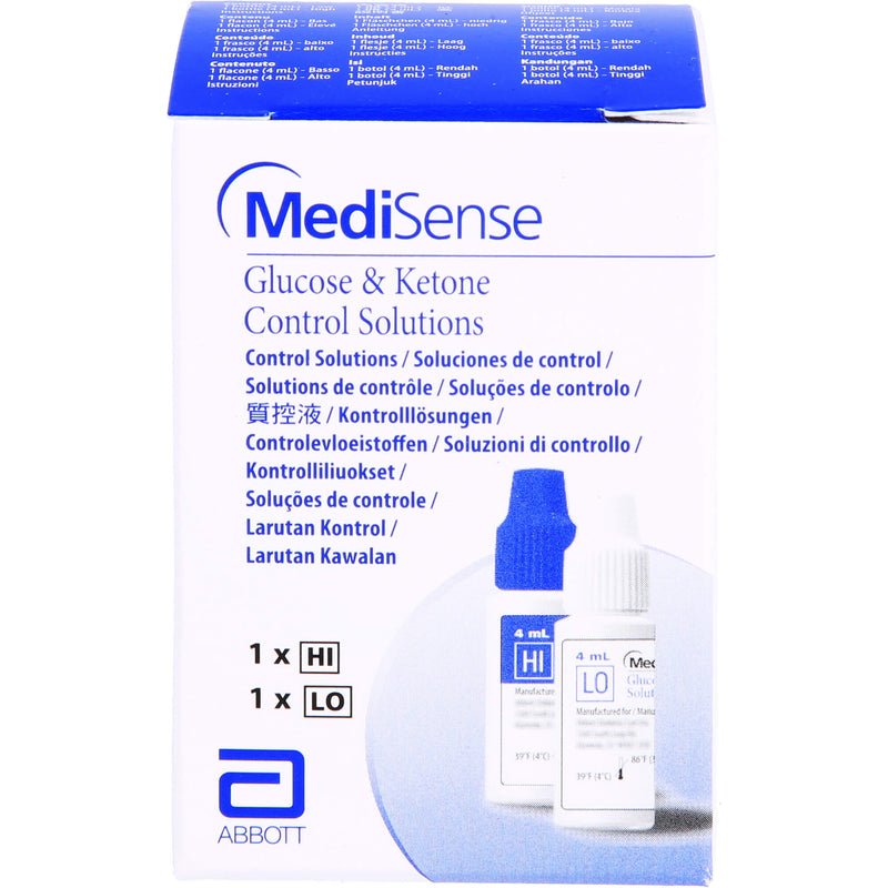 MEDISENSE KONT GLUK+KE H/L 2 Fl