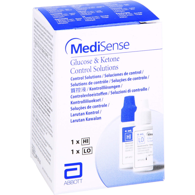 MEDISENSE KONT GLUK+KE H/L 2 Fl