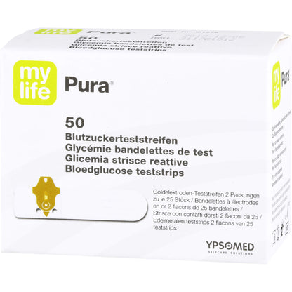 MYLIFE Pura Blutzucker Teststreifen 50 St