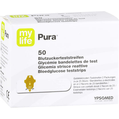 MYLIFE Pura Blutzucker Teststreifen 50 St