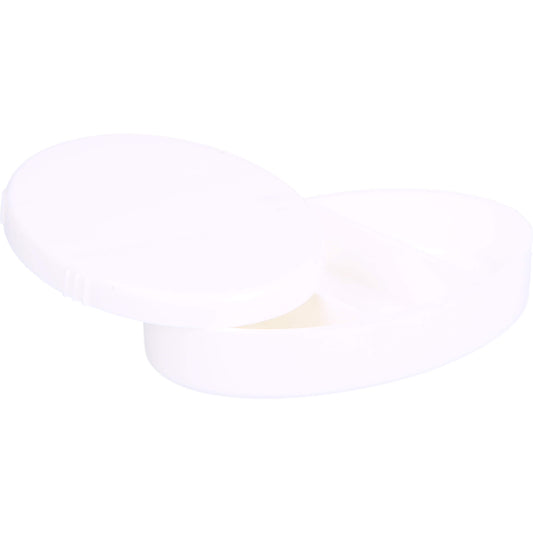 PILLENDOSE oval Kunststoff 3 Fächer Vitalhaus 1 St