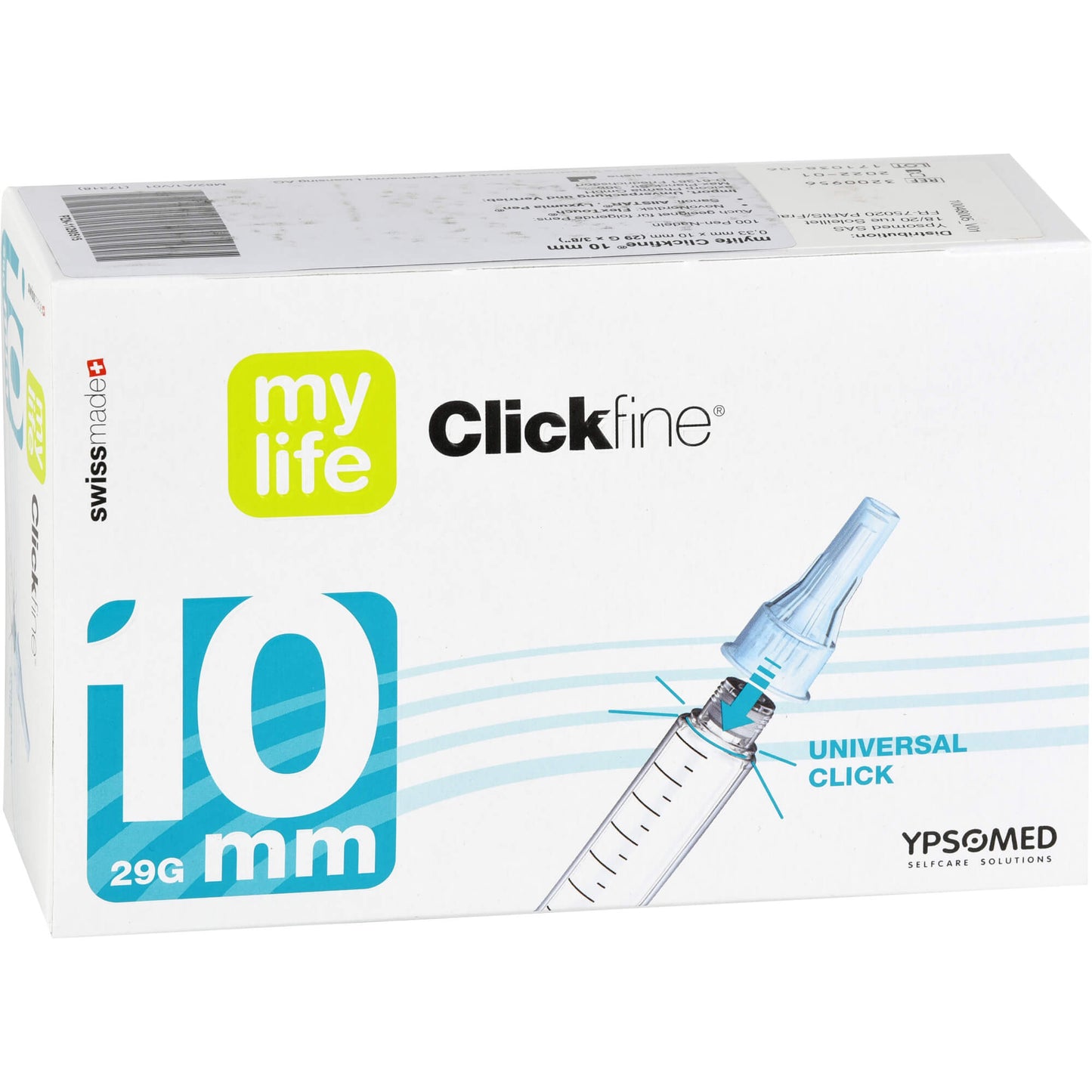 MYLIFE Clickfine Pen-Nadeln 29 G 10 mm 100 St