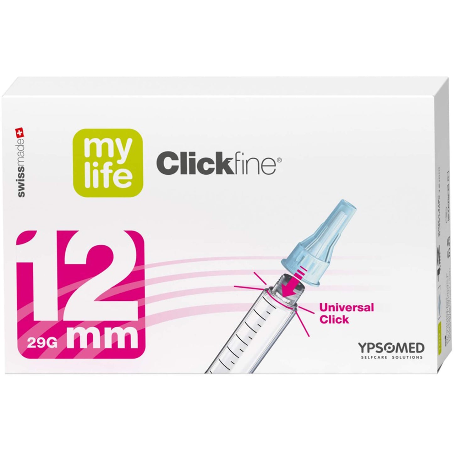 MYLIFE Clickfine Pen-Nadeln 29 G 12 mm 100 St