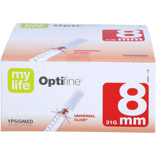 MYLIFE Optifine Pen-Nadeln 8 mm 100 St
