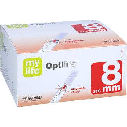 MYLIFE Optifine Pen-Nadeln 8 mm 100 St