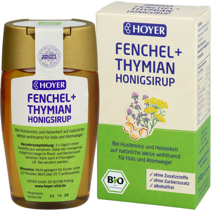 HOYER Fenchel+Thymian Honigsirup 250 g