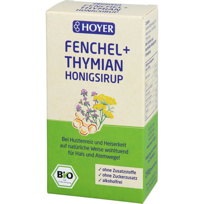 HOYER Fenchel+Thymian Honigsirup 250 g