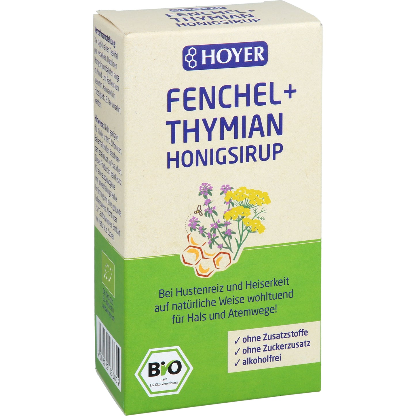 HOYER Fenchel+Thymian Honigsirup 250 g