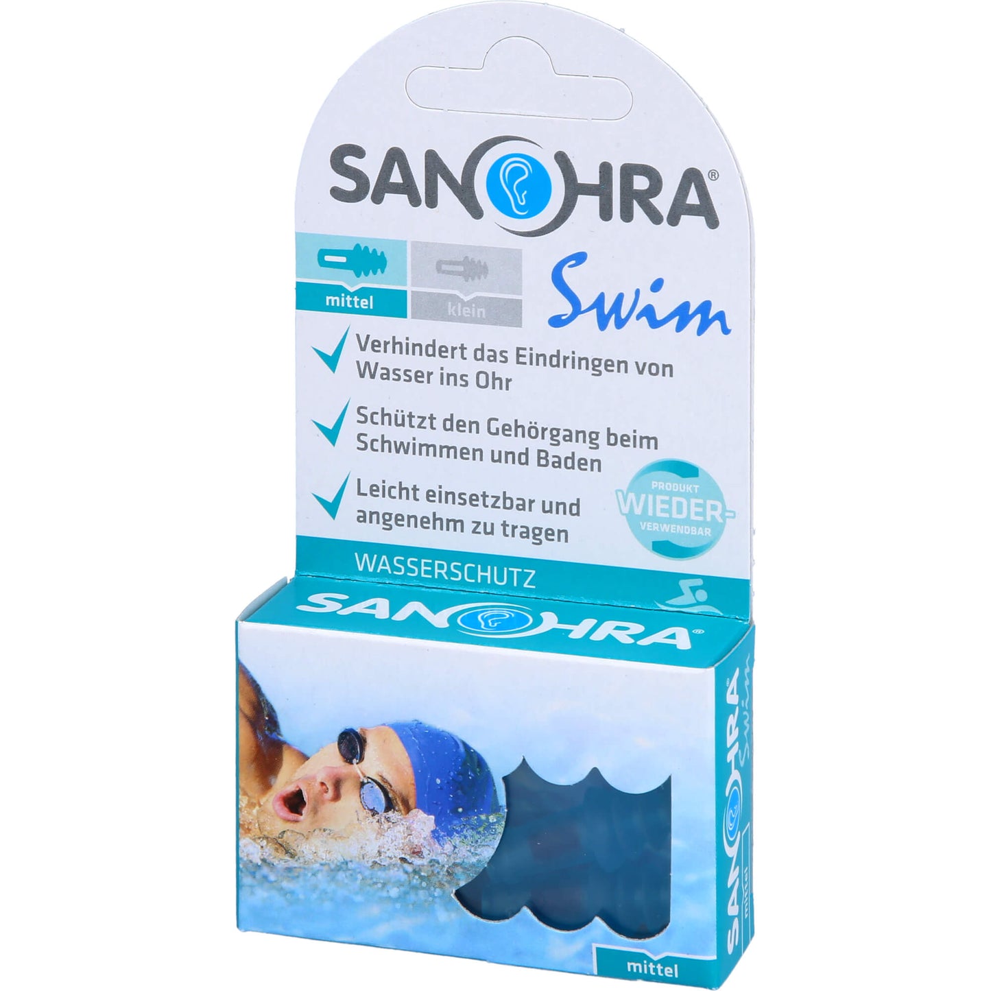 SANOHRA swim Ohrenschutz f.Erwachsene 2 St
