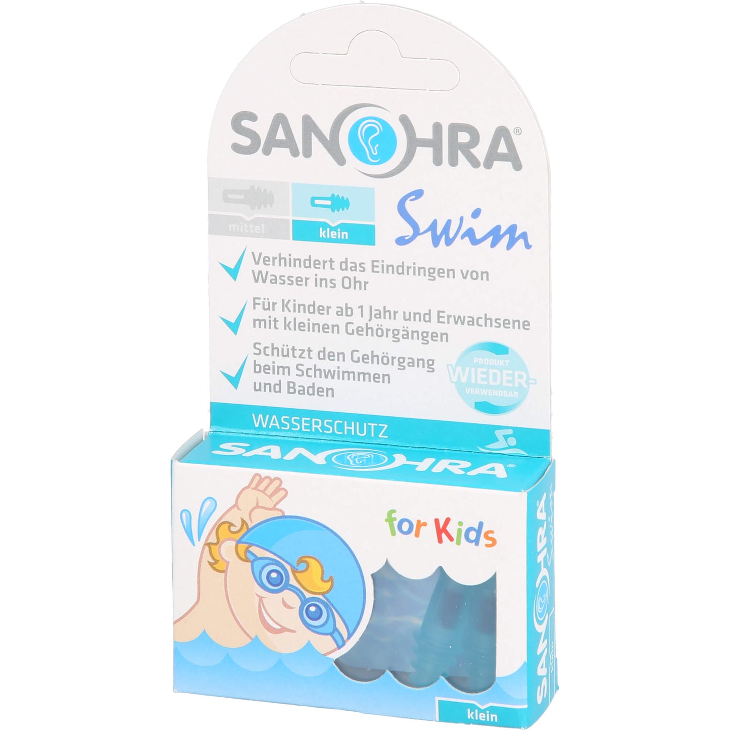 SANOHRA swim Ohrenschutz f.Kinder 2 St