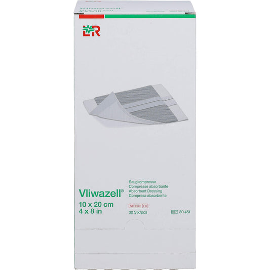 VLIWAZELL Saugkompressen steril 10x20 cm 30 St