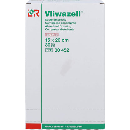 VLIWAZELL Saugkompressen steril 15x20 cm 30 St