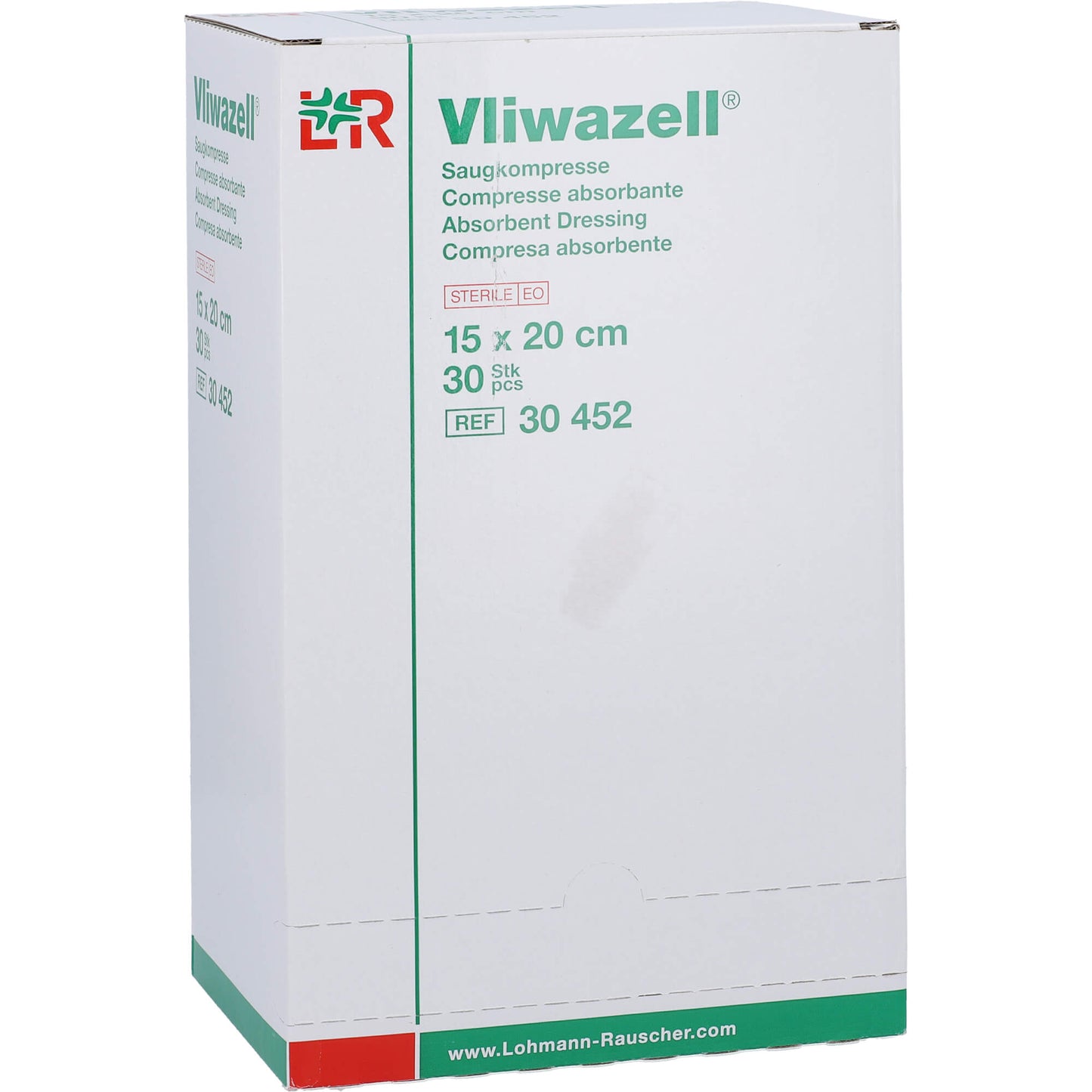 VLIWAZELL Saugkompressen steril 15x20 cm 30 St