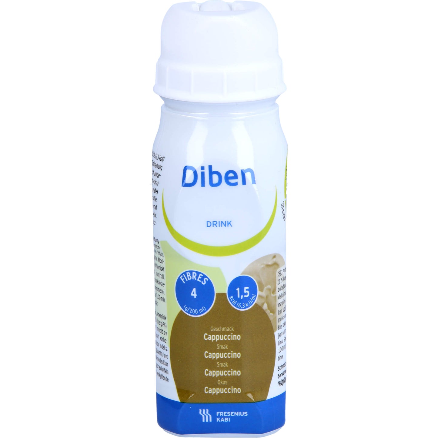 DIBEN DRINK Cappuccino 1.5 kcal/ml Trinkflasche 4X200 ml