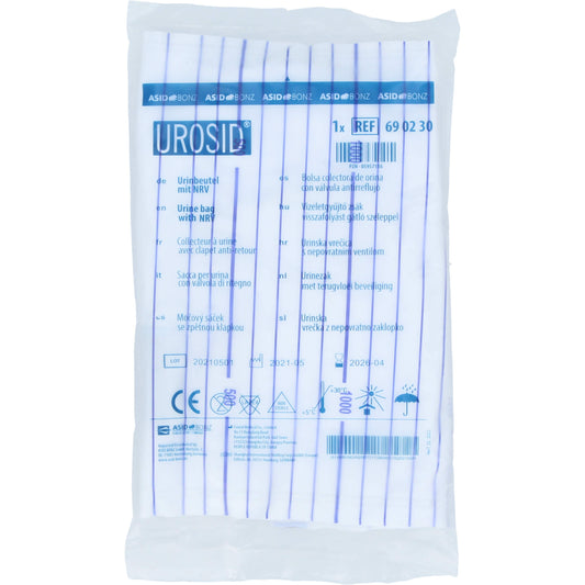 URINBEUTEL unsteril 2 l m.90 cm Schlauch 1 St