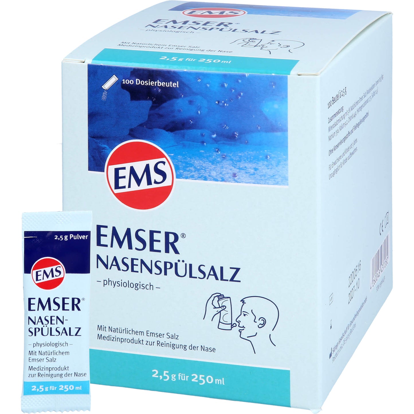 EMSER Nasenspülsalz physiologisch Btl. 100 St