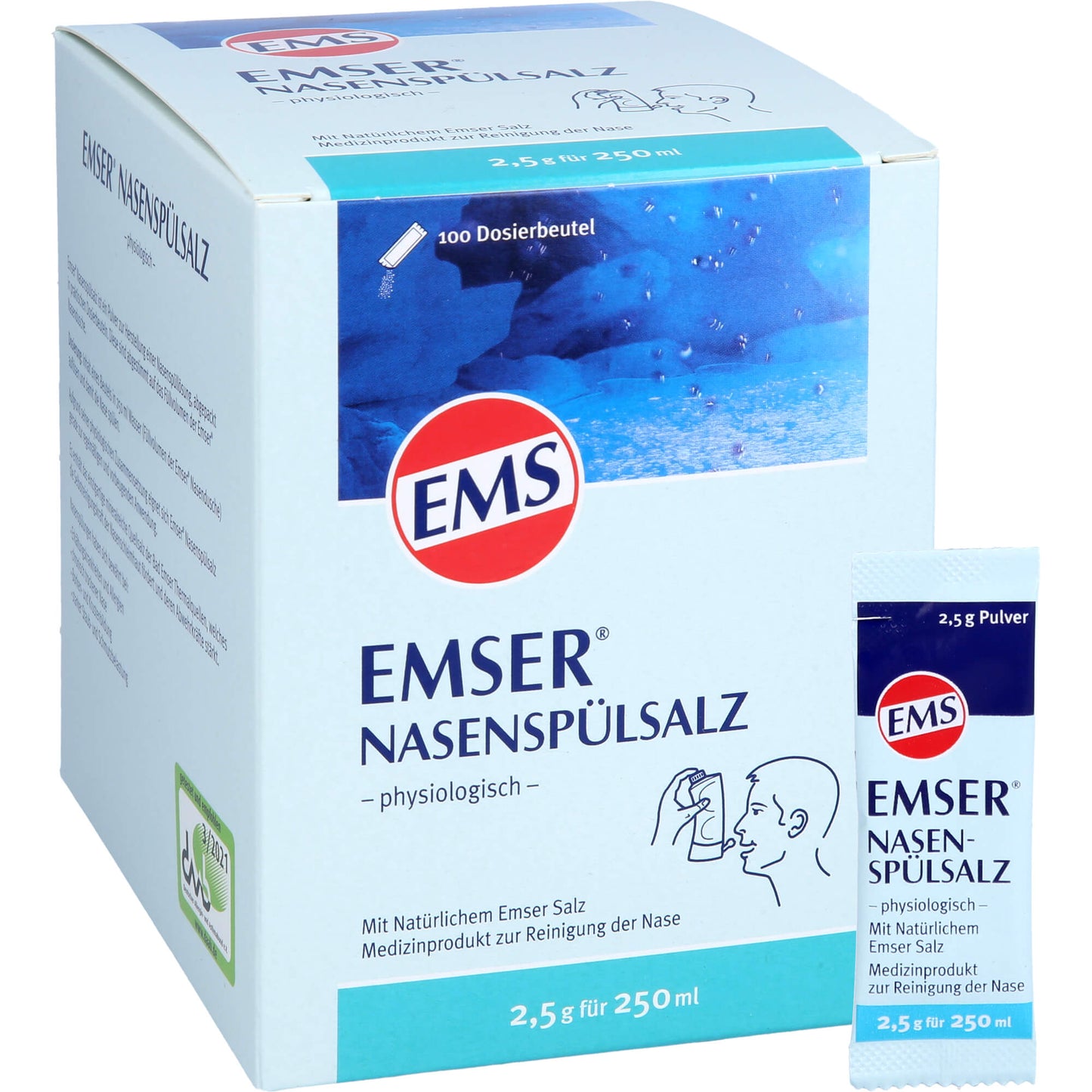 EMSER Nasenspülsalz physiologisch Btl. 100 St