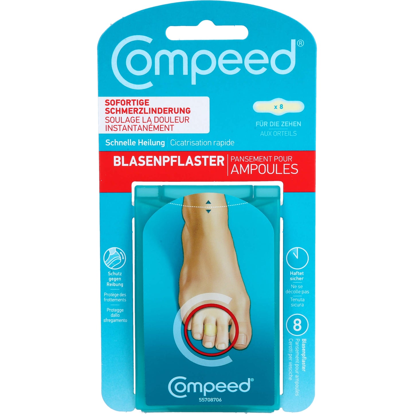COMPEED Blasenpflaster an den Zehen 8 St