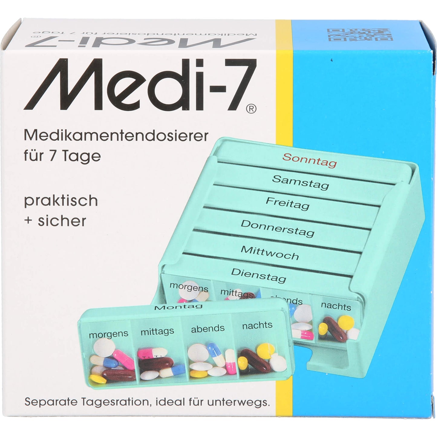 MEDI 7 Medikamentendos.f.7 Tage türkis 1 St