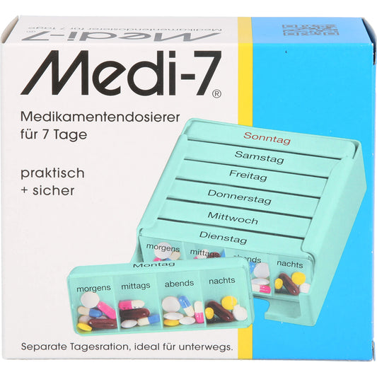 MEDI 7 Medikamentendos.f.7 Tage türkis 1 St