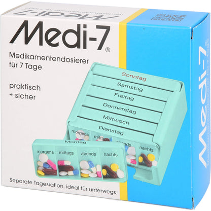 MEDI 7 Medikamentendos.f.7 Tage türkis 1 St