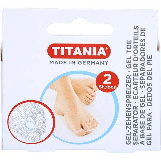 ZEHENSPREIZER aus Gel TITANIA 2 St